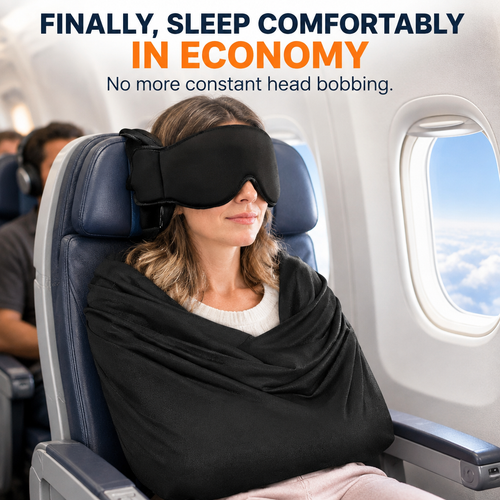 TravelBat airplane sleep support hero